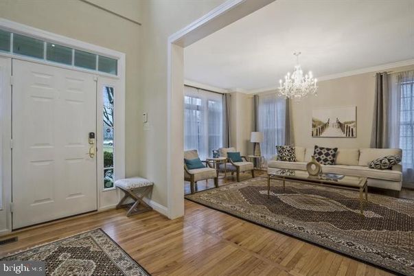 Chandelier, Interior, Living room, Wood Texture Flooring