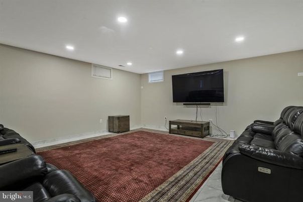 Home Theatre Room, Interior, Recessed Lighting