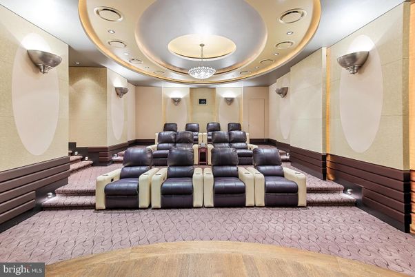 Home Theatre Room, Interior, Projection Screen, Recessed Lighting, Theatre Room