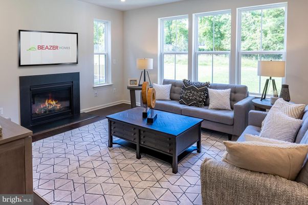 Fireplace, Interior, Living room, Recessed Lighting