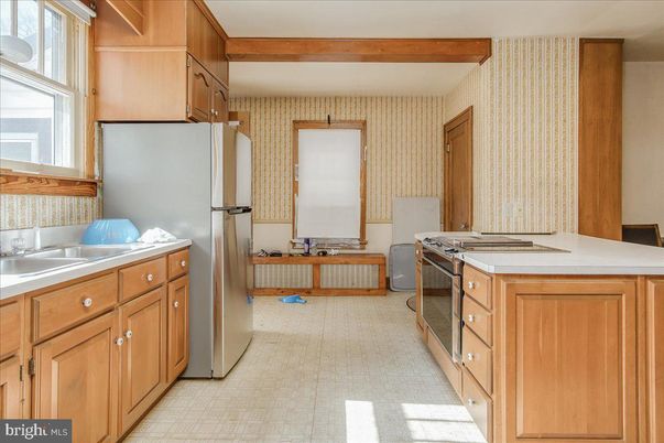 Interior, Kitchen, Wooden Beams