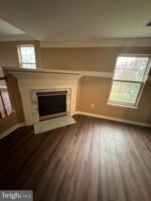 Empty room, Fireplace, Interior, Wood Texture Flooring