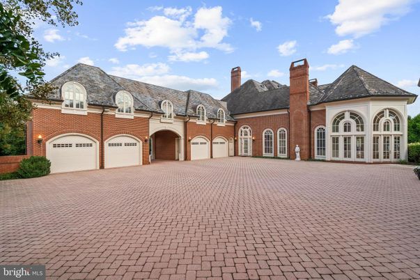 Attached, Exterior, Facade, Brick Facade, French Provincial