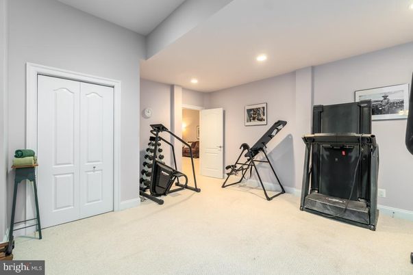 Fitness Equipment, Interior, Recessed Lighting