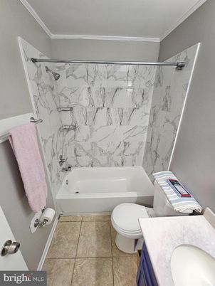 Bathroom, Interior, Marble Walls