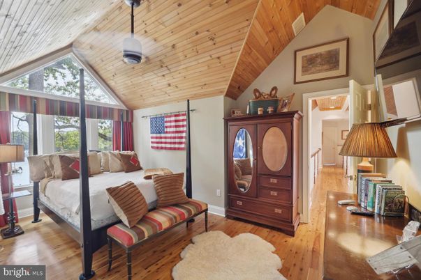 Bedroom, Interior, Wooden Ceilings, Wood Texture Flooring