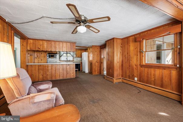 Interior, Kitchen, Wooden Walls