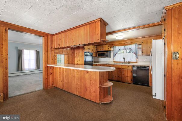 Interior, Kitchen, Wooden Walls