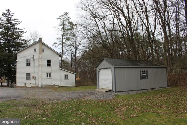 Backyard, Detached Garage, Exterior