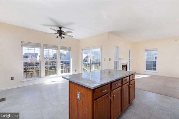 Empty room, Fireplace, Interior, Kitchen