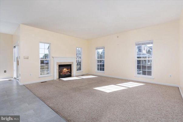 Empty room, Fireplace, Interior