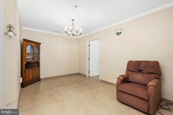 Chandelier, Empty room, Interior
