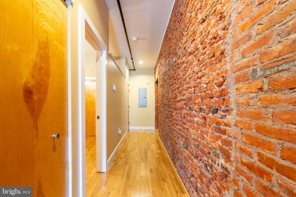 Interior, Recessed Lighting, Stone Walls, Wood Texture Flooring