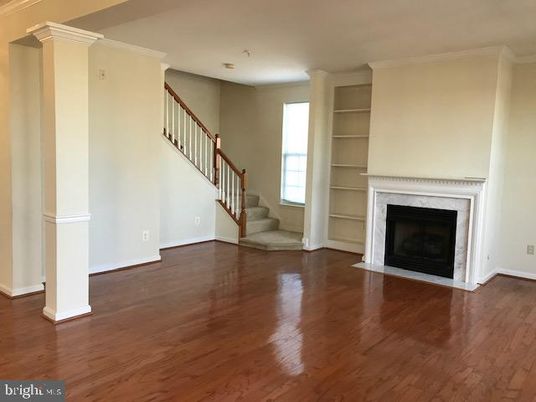 Empty room, Fireplace, Interior, Wood Texture Flooring