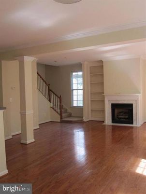 Empty room, Fireplace, Interior, Wood Texture Flooring