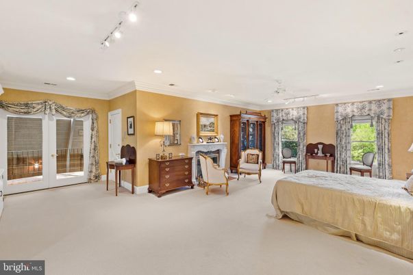 Bedroom, Fireplace, Interior, Recessed Lighting
