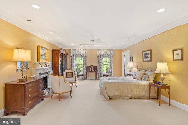 Bedroom, Fireplace, Interior, Recessed Lighting