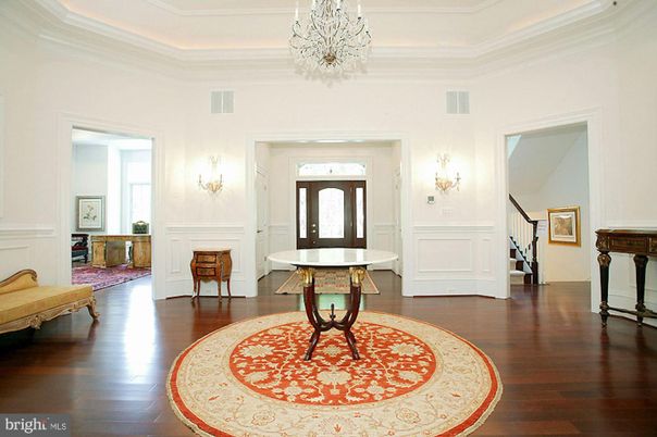 Chandelier, Interior, Wood Texture Flooring