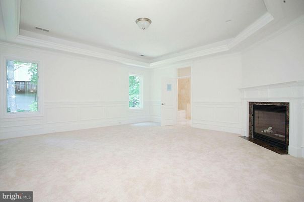 Empty room, Fireplace, Interior