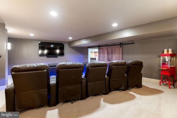 Home Theatre Room, Interior, Recessed Lighting, Theatre Room