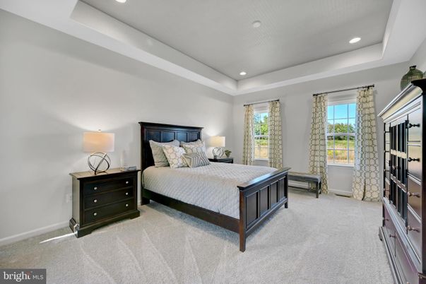 Bedroom, Interior, Recessed Lighting