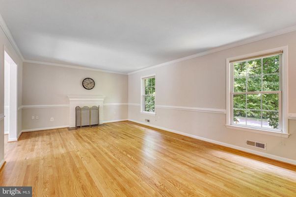 Empty room, Fireplace, Interior, Wood Texture Flooring
