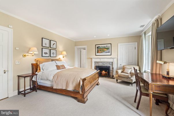 Bedroom, Fireplace, Interior, Recessed Lighting