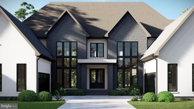 Exterior, Facade, Brick Traditional