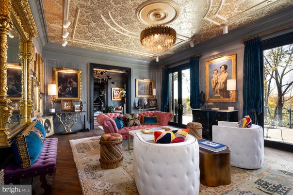 Chandelier, Interior, Living room, Wood Texture Flooring