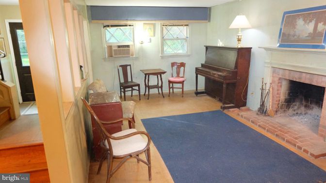 Fireplace, Interior, Piano