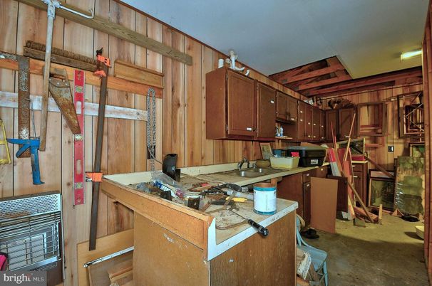 Interior, Kitchen, Wooden Walls