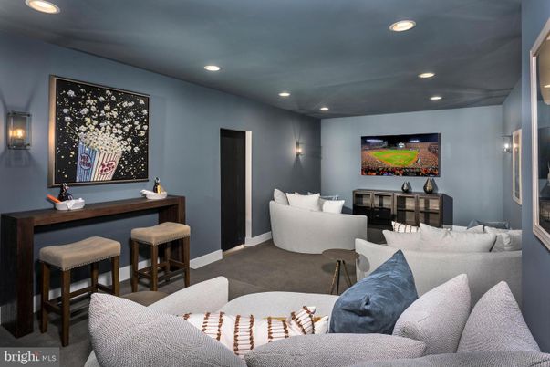 Interior, Living room, Recessed Lighting