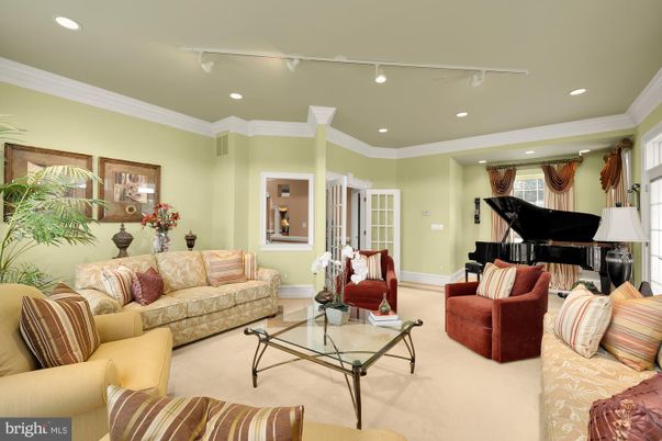 Interior, Living room, Piano, Recessed Lighting