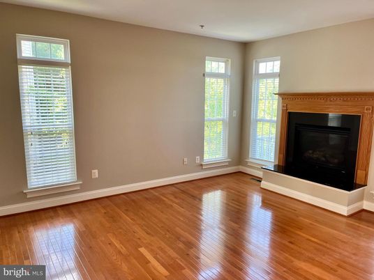 Empty room, Fireplace, Interior, Wood Texture Flooring