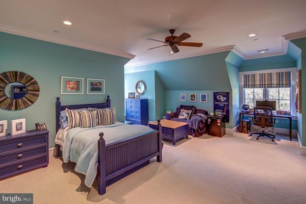 Bedroom, Home Office, Interior, Recessed Lighting