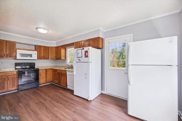 Interior, Kitchen, Wood Texture Flooring