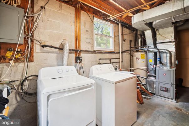 Interior, Stone Walls, Washer