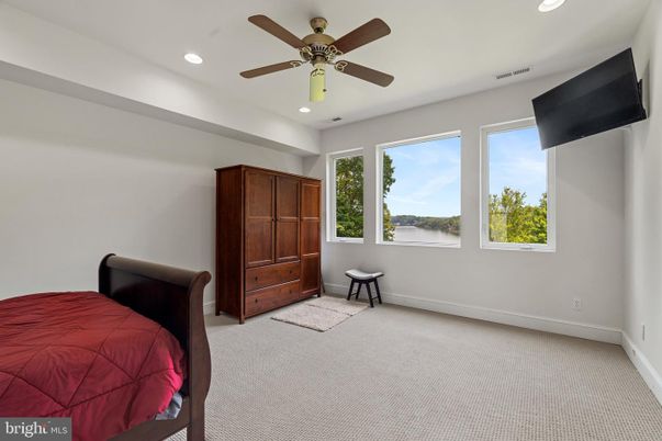 Bedroom, Interior, Recessed Lighting