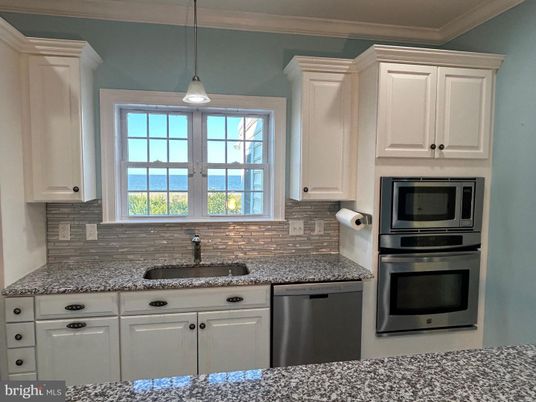 Interior, Kitchen, Pendant Lights, Stainless Steel Appliances, Water