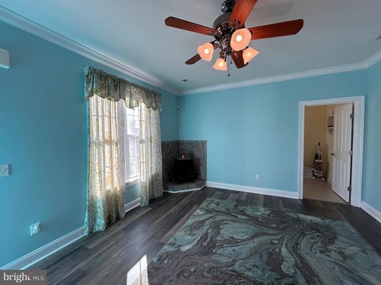 Empty room, Fireplace, Interior, Wood Texture Flooring