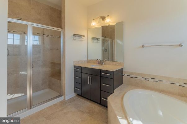 Bathroom, Dual Sink Vanities, Glass Shower, Interior