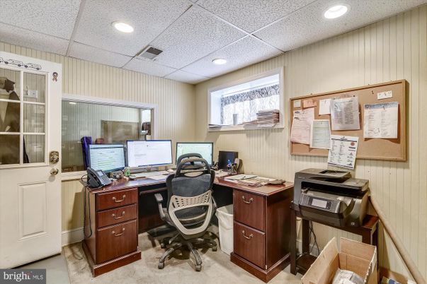 Home Office, Interior, Recessed Lighting