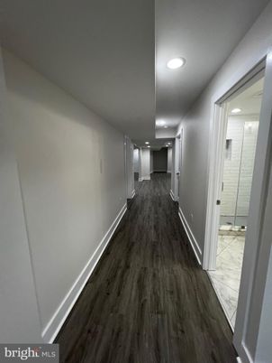 Interior, Marble, Recessed Lighting, Wood Texture Flooring