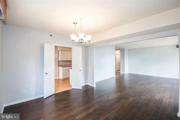 Chandelier, Empty room, Interior, Wood Texture Flooring