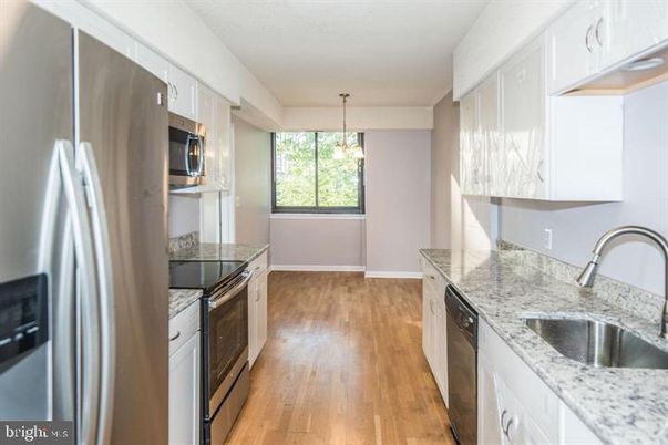 Interior, Kitchen, Pendant Lights, Stainless Steel Appliances, Wood Texture Flooring