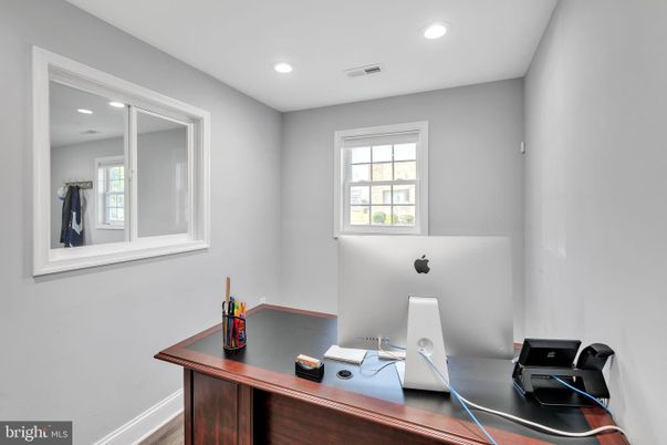 Home Office, Interior, Recessed Lighting