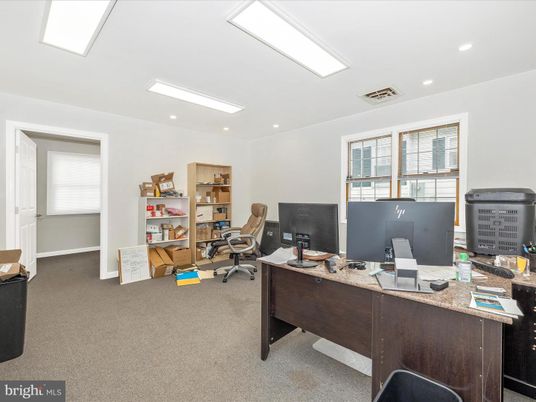 Home Office, Interior, Recessed Lighting