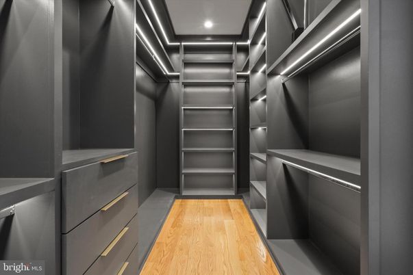 Interior, Recessed Lighting, Walk-in Closets, Wood Texture Flooring