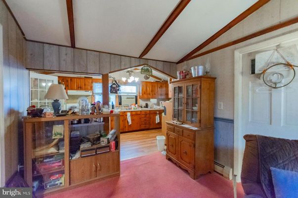 Interior, Kitchen, Wooden Beams, Wood Texture Flooring