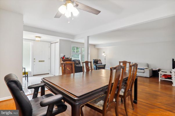 Dining room, Interior, Wood Texture Flooring